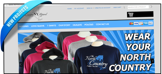 NorthCountryNYApperal.com BigCommerce Store